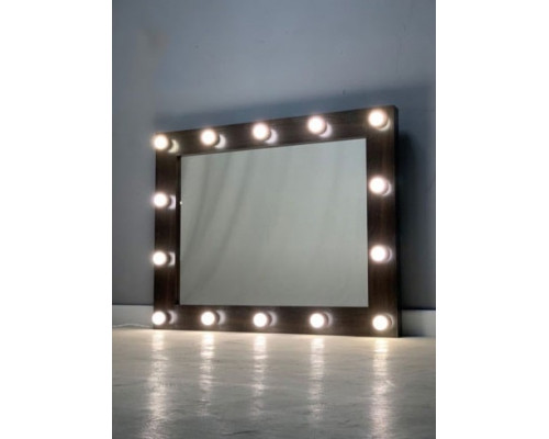 Гримерное зеркало с подсветкой 80х100 см 14 ламп премиум
