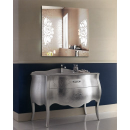 Зеркало для ванной с LED подсветкой София 50x50 см